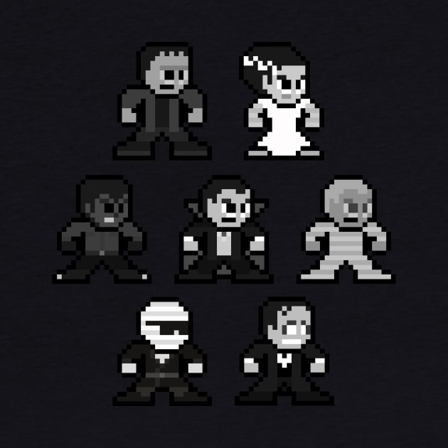 8-bit Universal Monsters by 8-BitHero